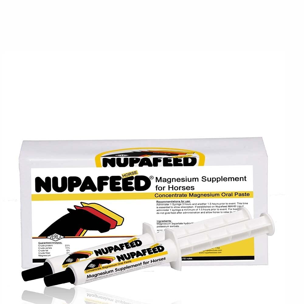 Nupafeed concentrate oral syringe 2-pack for managing stress and supporting calm behavior in horses
