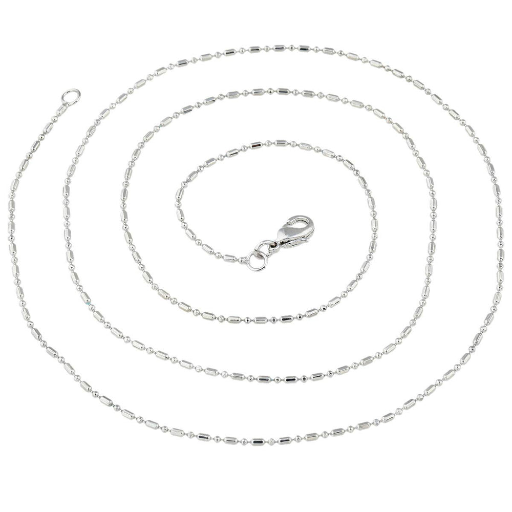 Nupuyai 58 cm stainless steel chain for comfortable wear