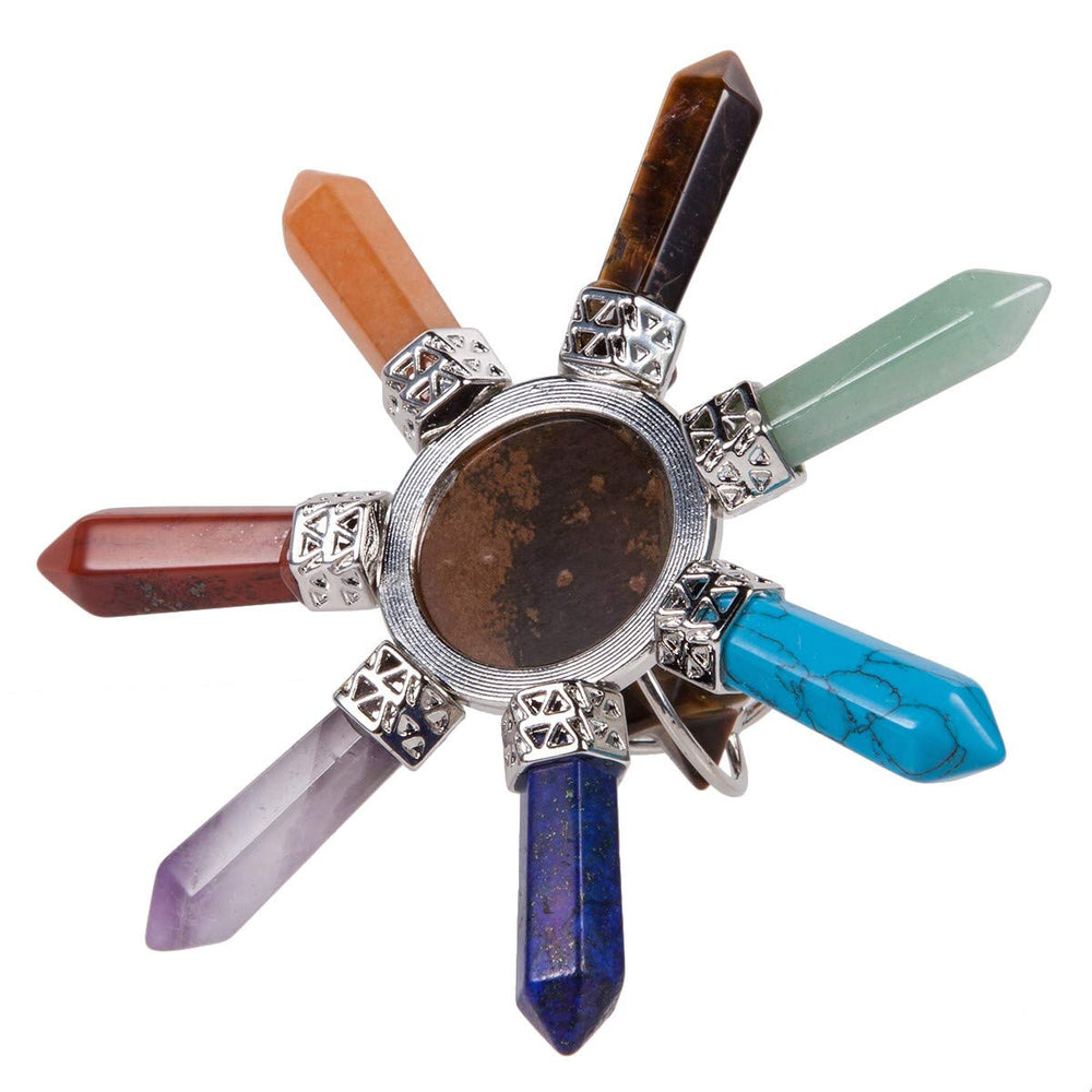 Nupuyai amethyst chakra point balances energy during daily practice.