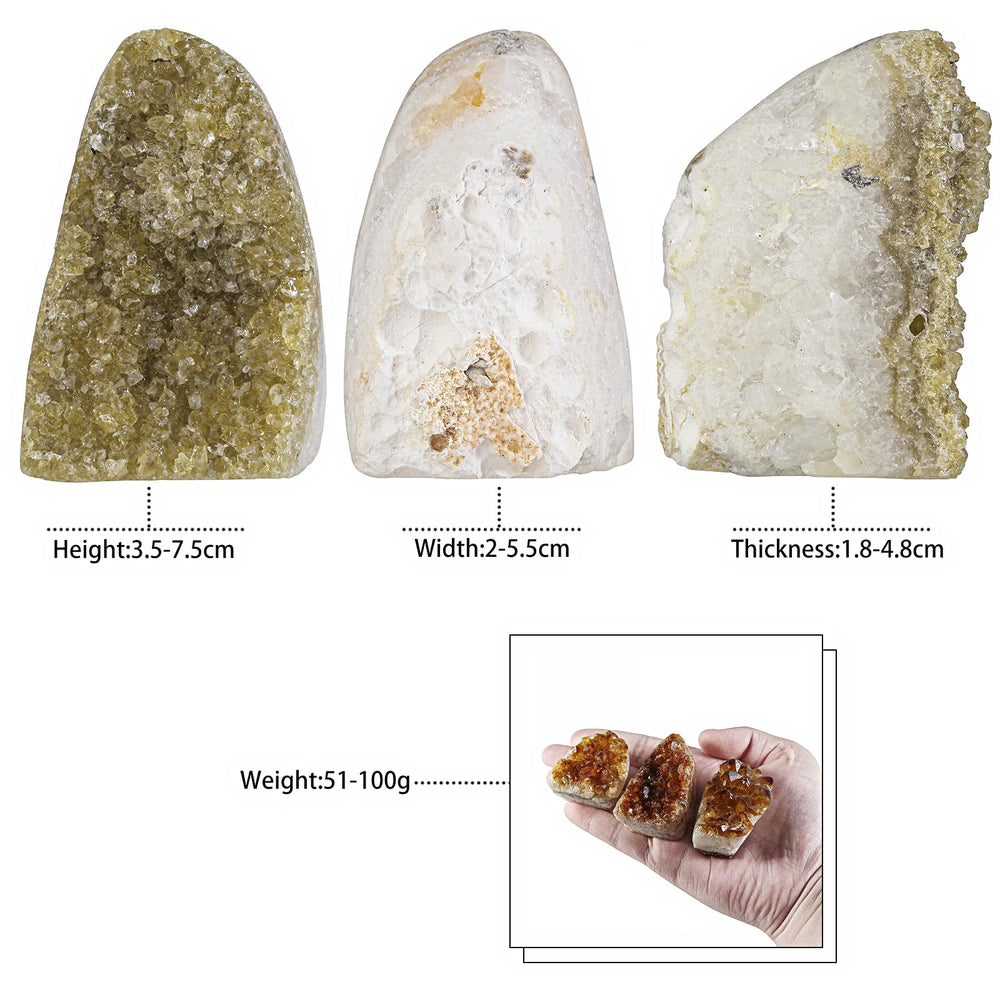 Nupuyai citrine geode cluster shows golden hues brightening spaces.