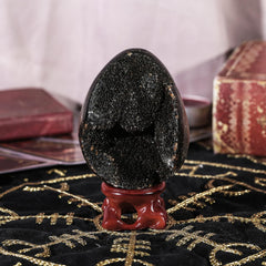 Nupuyai crystal drusy termination close-up highlights glittering mineral details.