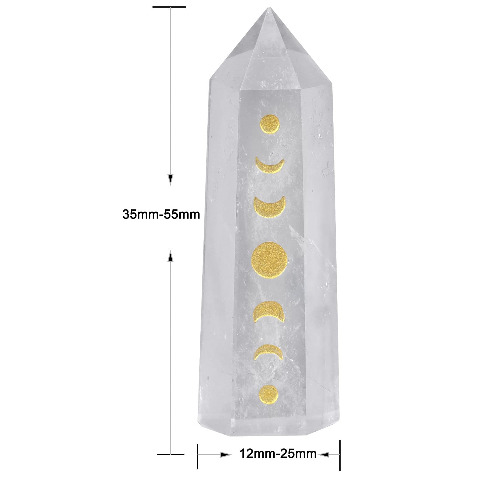Nupuyai crystal point showing energy vortex at the tip for focused Reiki
