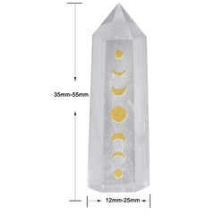 Nupuyai crystal point showing energy vortex at the tip for focused Reiki