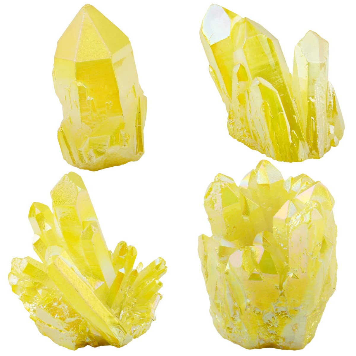 Nupuyai desktop decor quartz cluster elevates space with soft energy.