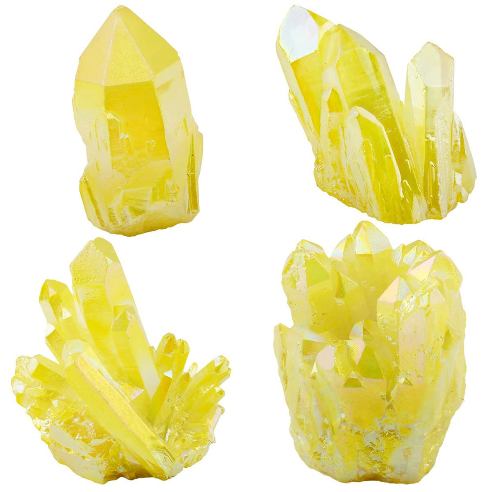 Nupuyai desktop decor quartz cluster elevates space with soft energy.