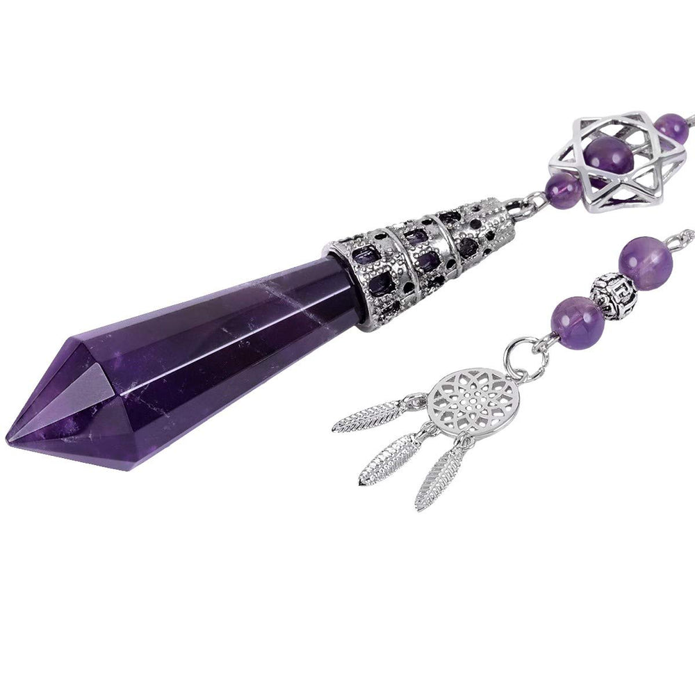 Nupuyai Dream Catcher Merkaba Pendulum promotes energy balance