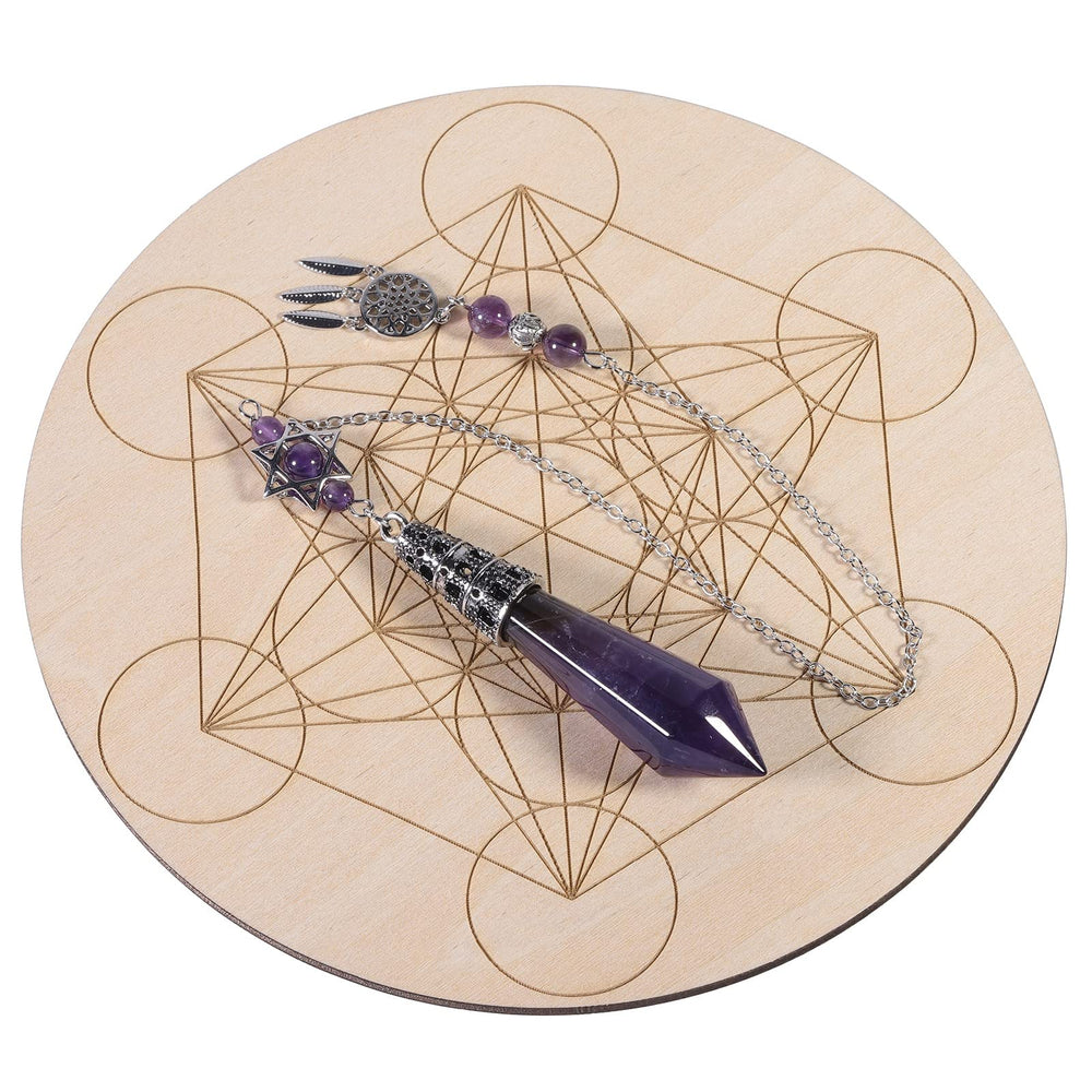 Nupuyai Healing Crystal Pendulum for guided meditation and insight