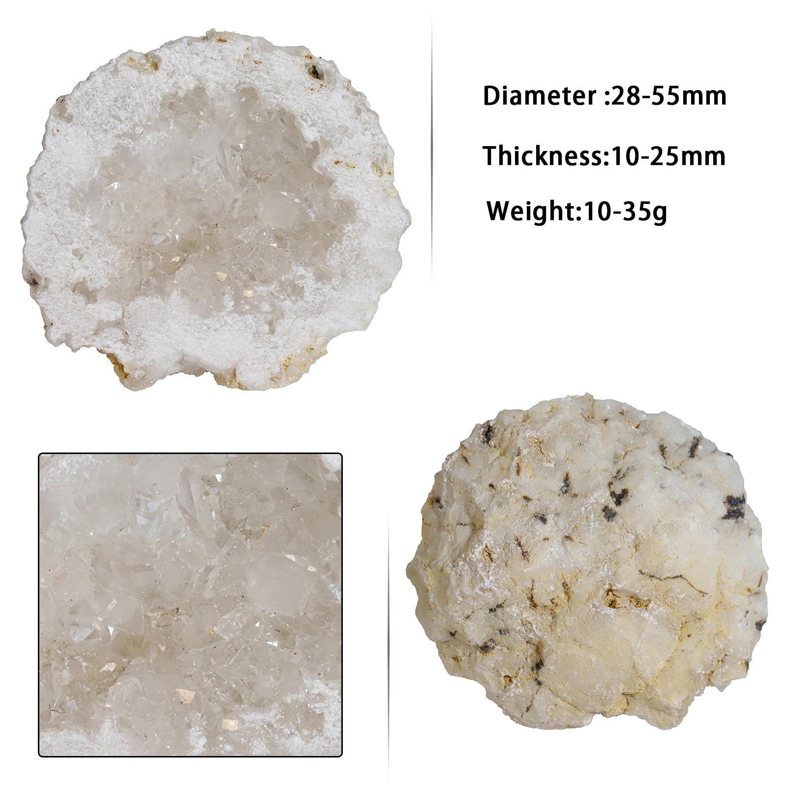 Nupuyai irregular quartz geode showcases unique shapes for meditation spaces.