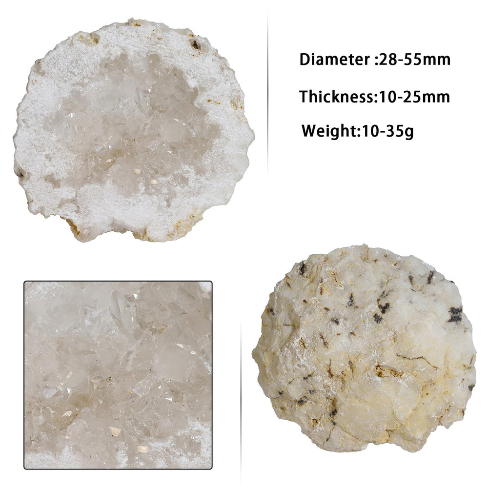 Nupuyai irregular quartz geode showcases unique shapes for meditation spaces.