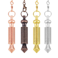 Nupuyai pendulum four-pack gold-plated coil copper for divination and energy balance