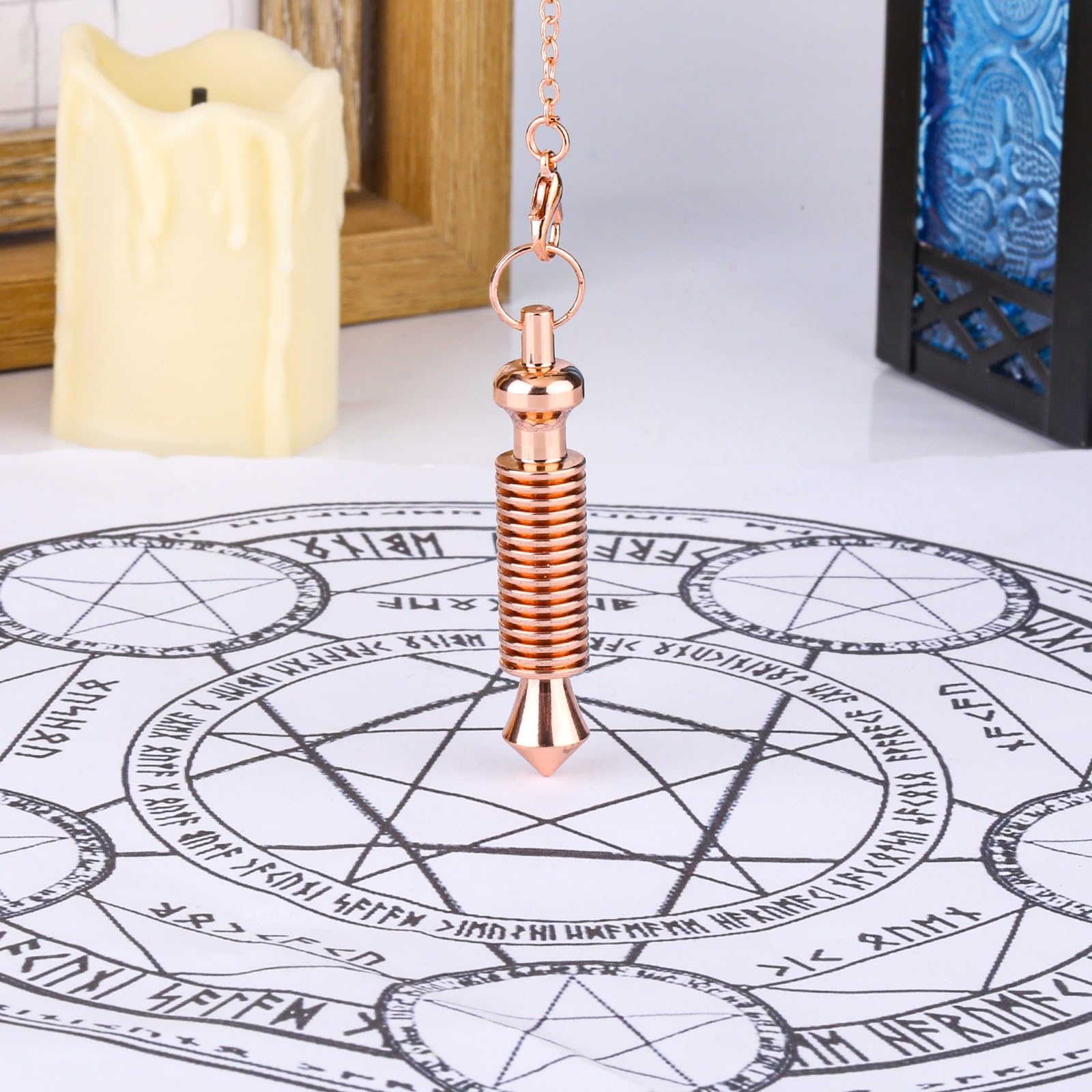 Nupuyai pendulum four-pack pink-pouch gift set for new practitioners