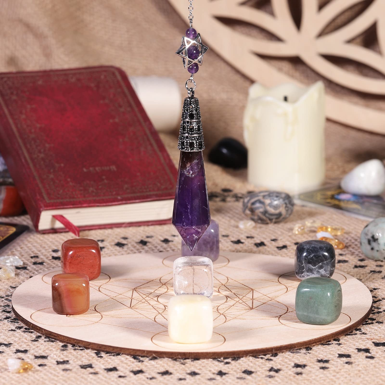 Nupuyai Pendulum chain and beads highlight tactile mindfulness during practice