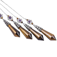 Nupuyai pendulum chain detail highlighting quality metal top and smooth use