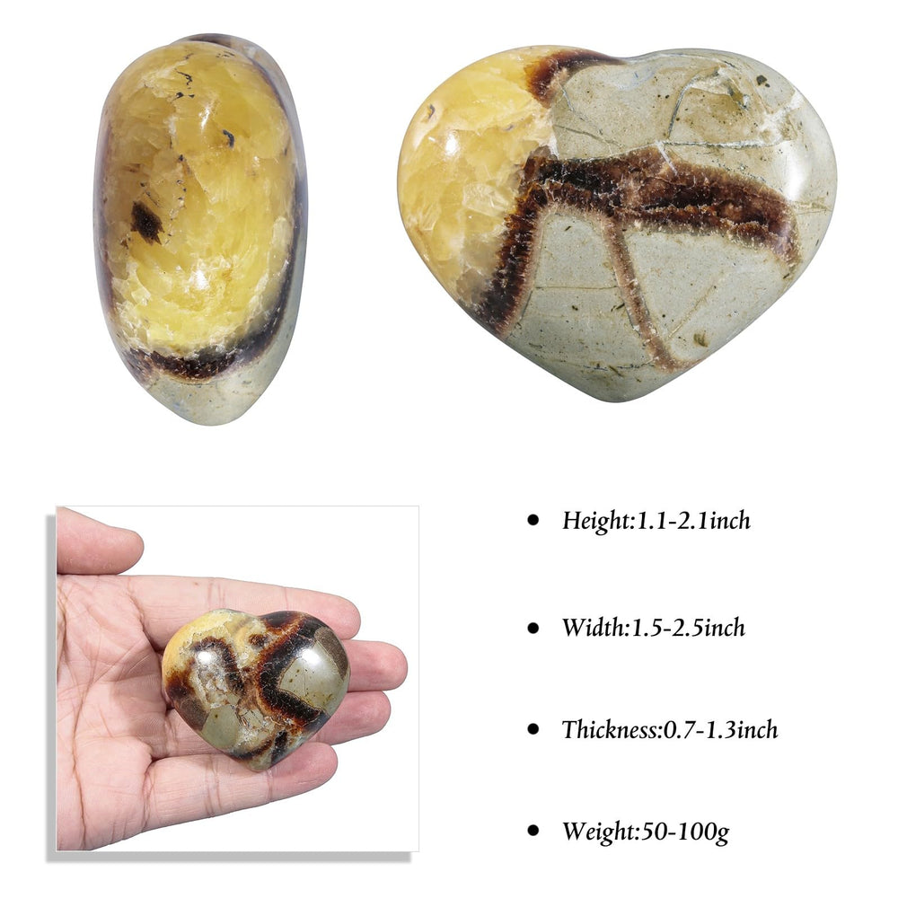 Nupuyai polished worry palm stone in hand, highlighting tactile relaxation for mindfulness
