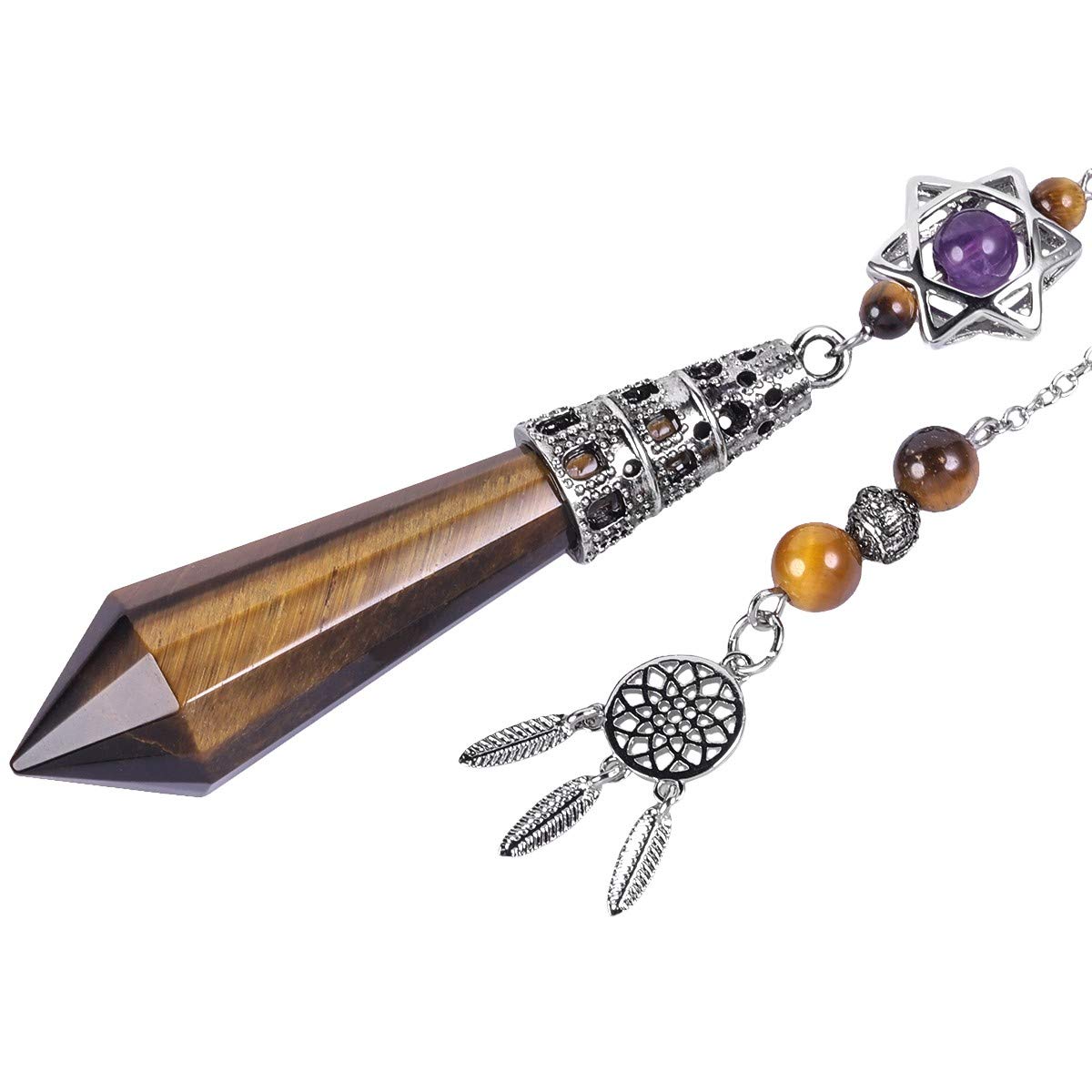 Nupuyai tiger's eye stone close-up showing warm grounding energy for meditation