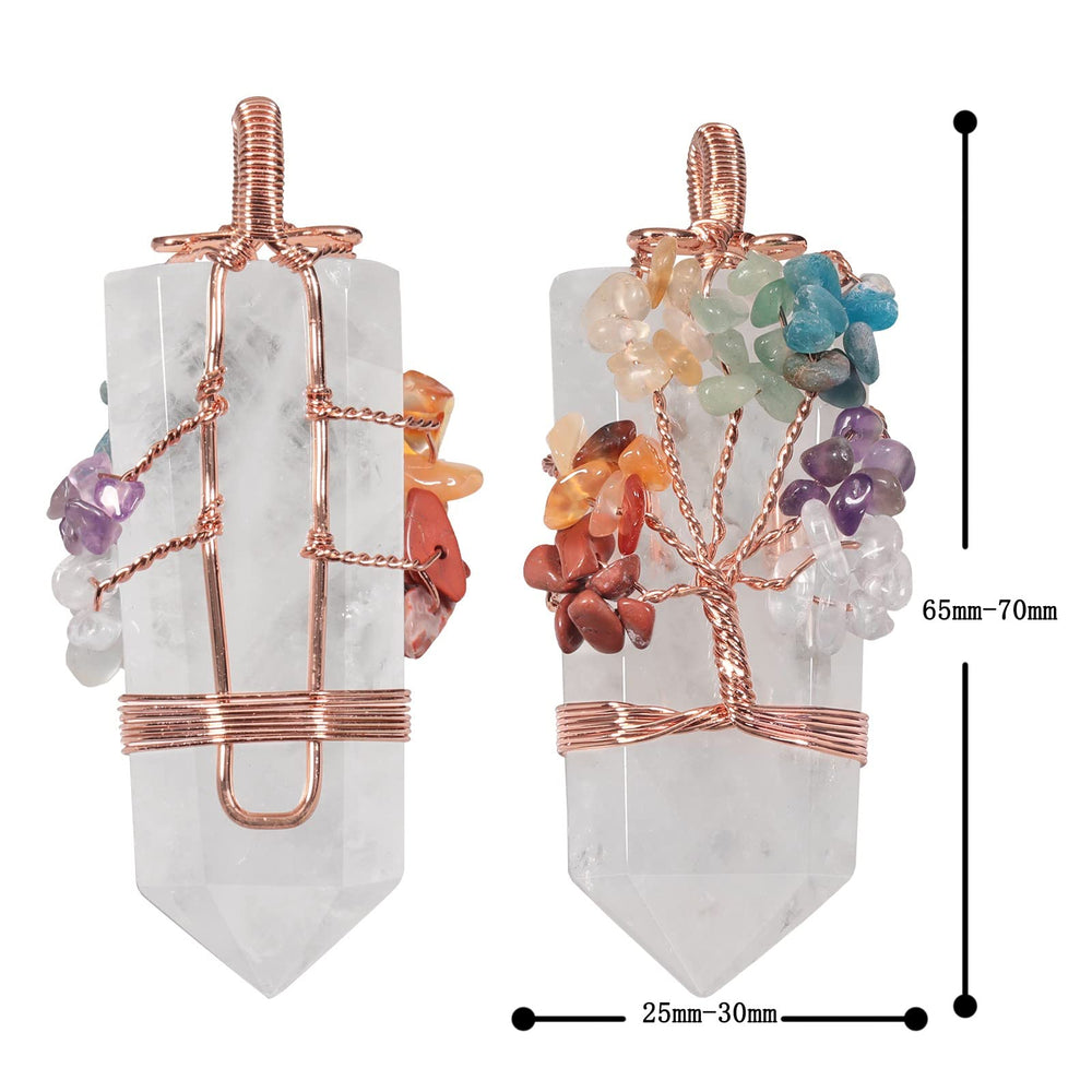 Nupuyai wire-wrapped tree pendant showcases artisan craftsmanship and unique design.