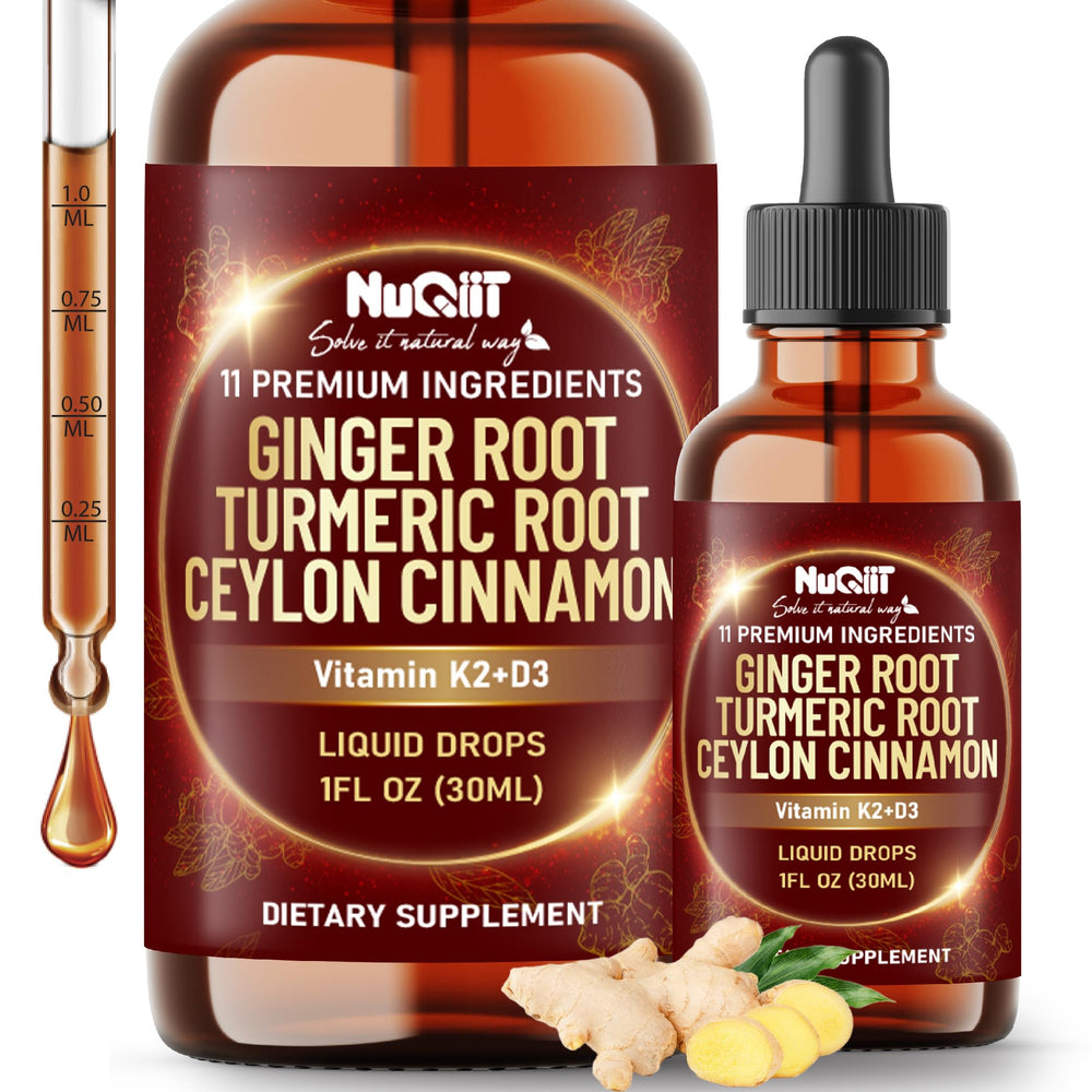 NUQIIT 11in1 ginger extract bottle for daily energy support