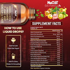 COA label on NUQIIT tincture showing lab-tested quality