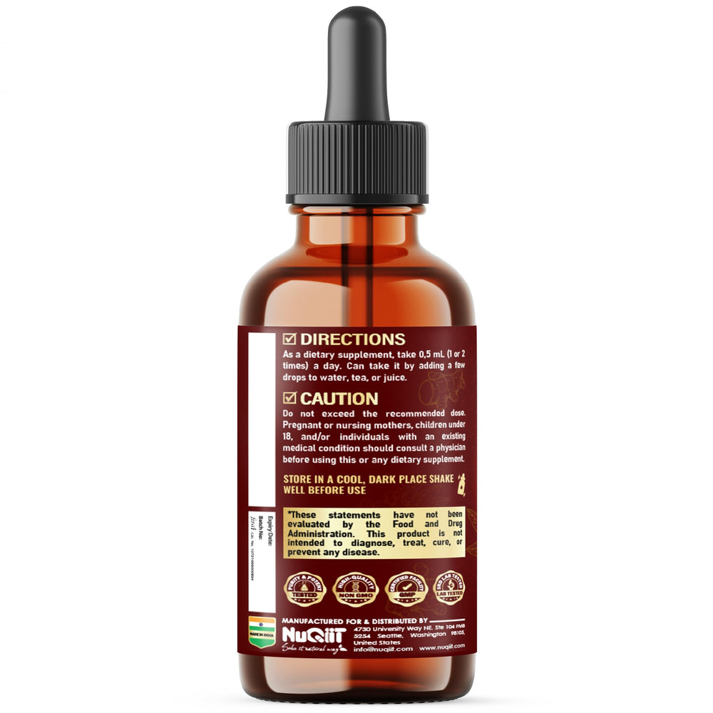 NUQIIT label highlights vitamin D3 and K2