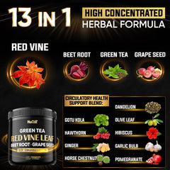 NUQIIT Beet Root capsules offer easy, plant-based daily vitality.