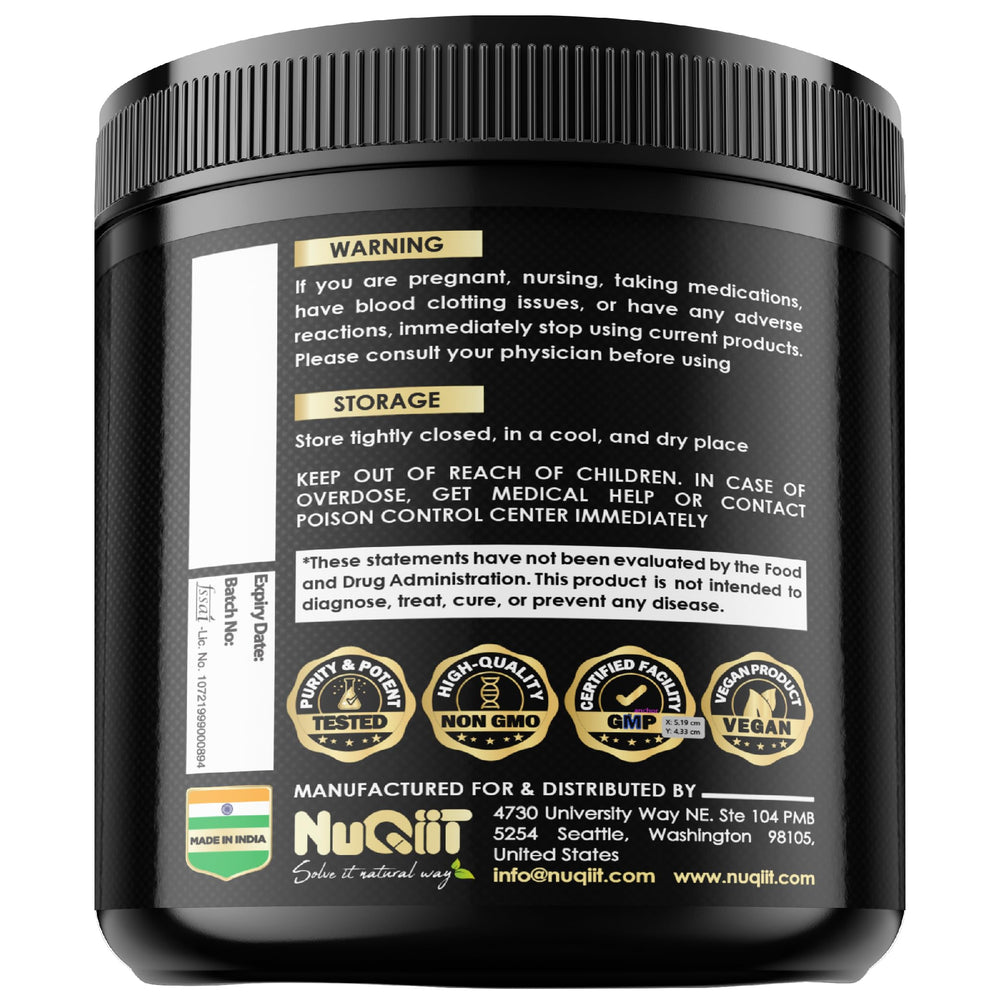 NUQIIT Circulatory health blend graphic hints at potential daily balance.