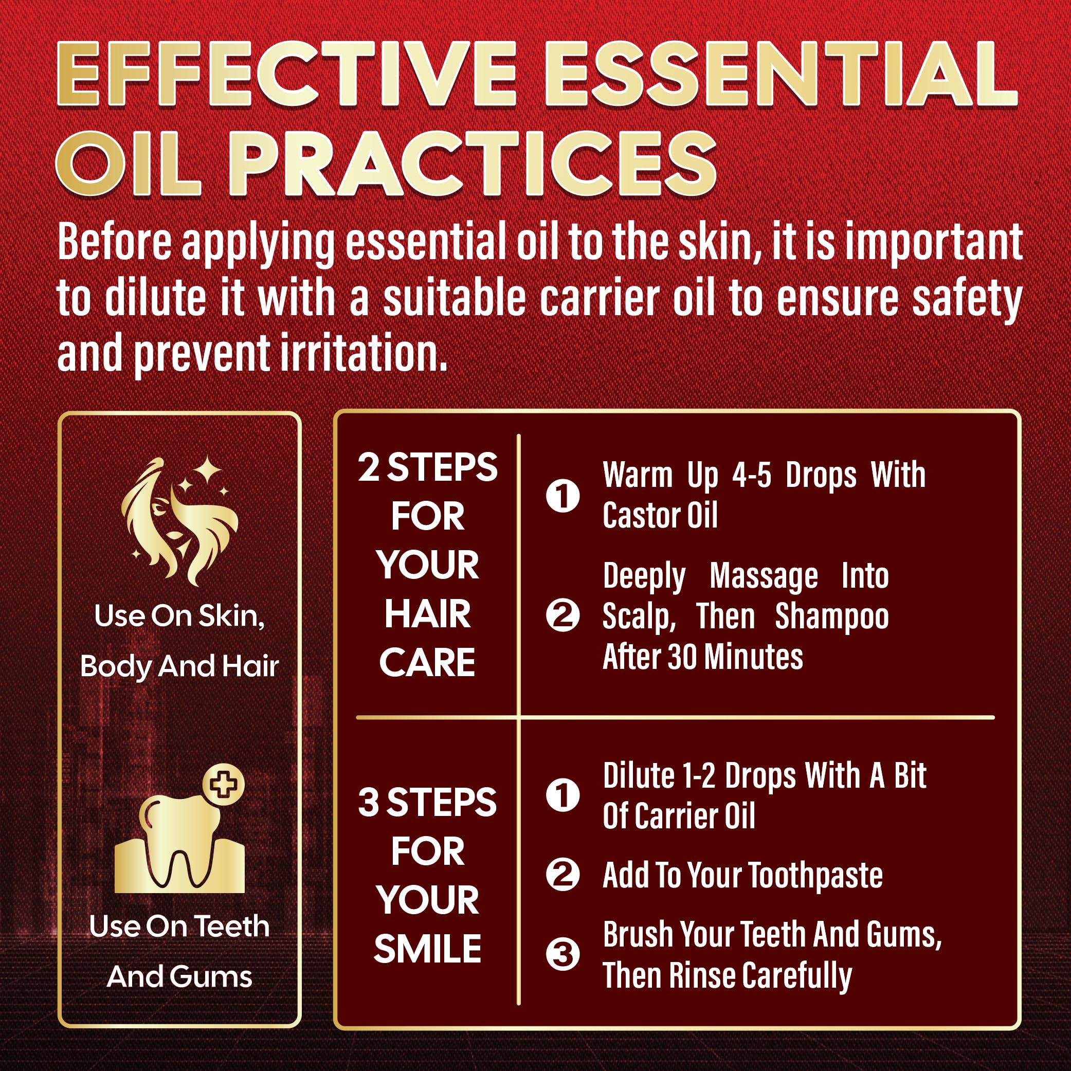 NUQIIT Clove Essential Oil applied to skin for gentle topical care