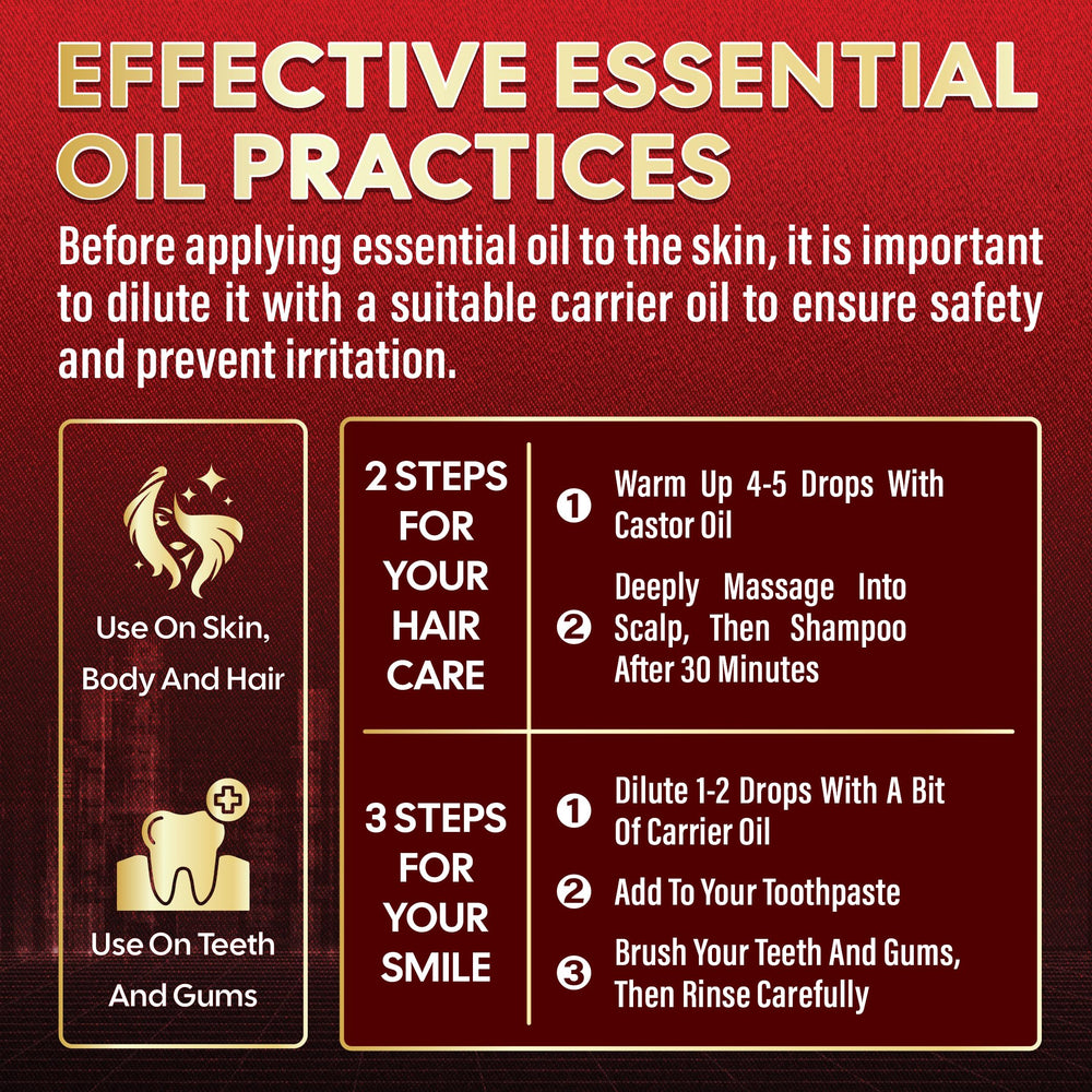 NUQIIT Clove Essential Oil applied to skin for gentle topical care