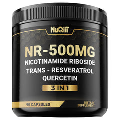 NUQIIT NAD+ bottle front view shows eco packaging and daily wellness potential