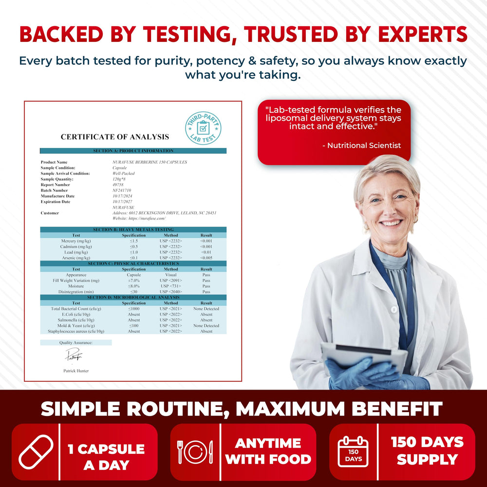 Nurafuse capsules easy-swallow image shows a convenient, capsule-based format.