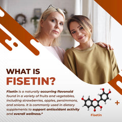 NURAFUSE Fisetin capsules ready to swallow for convenient daily use