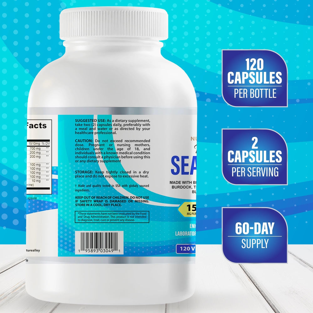 NURTURE ALLEY bioperine-enhanced absorption capsules improve nutrient uptake.