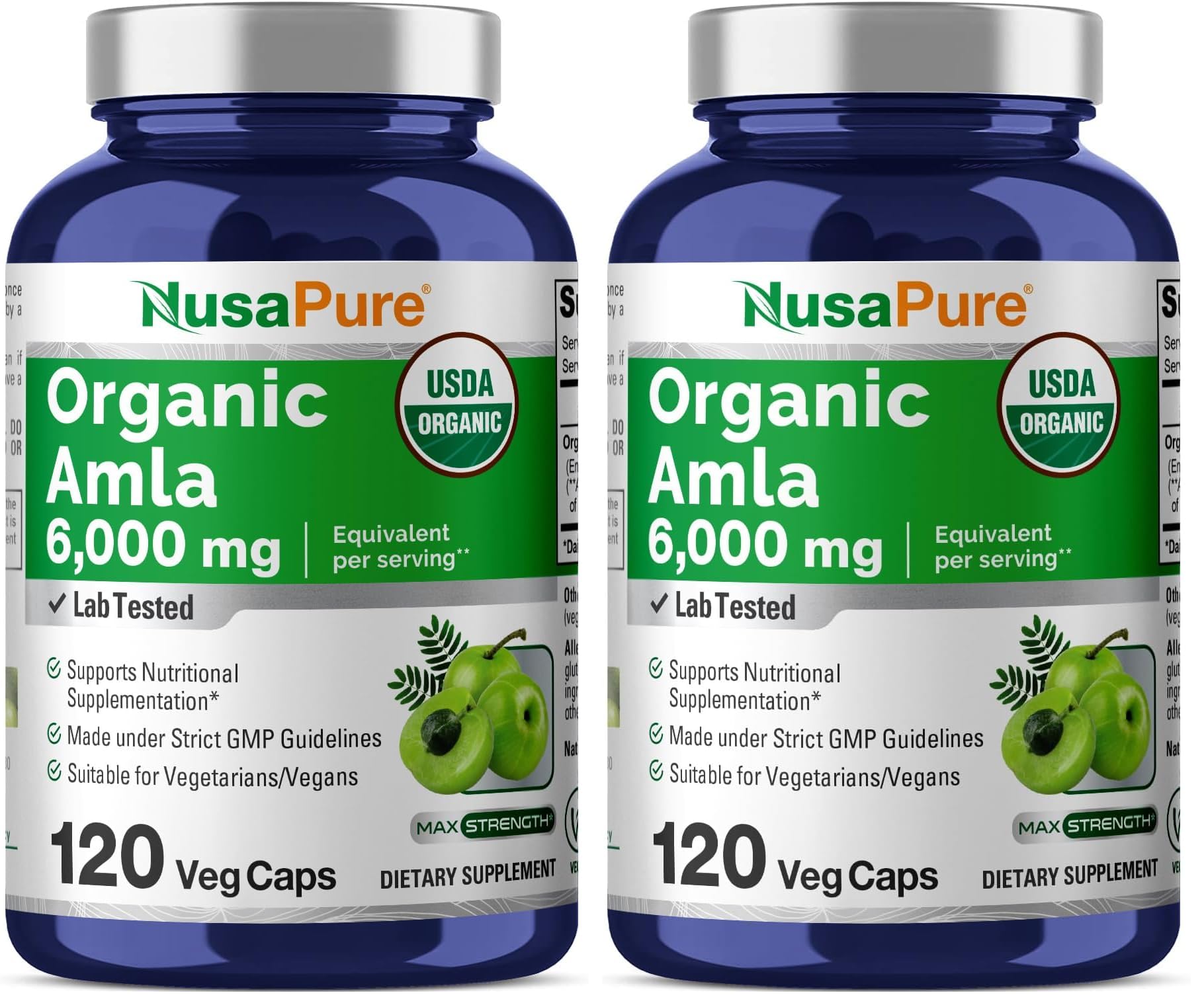 NusaPure Amla capsules with 10-1 extract for daily antioxidant support
