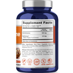 NusaPure Benfotiamine vegan capsules close-up, showcasing plant-based formula for daily wellness