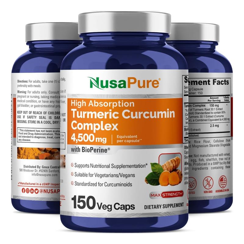 NusaPure Bioperine feature for enhanced absorption.