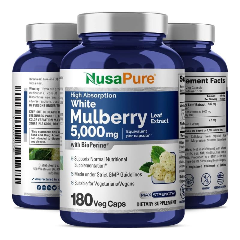 NusaPure Bioperine-enhanced capsules for absorption