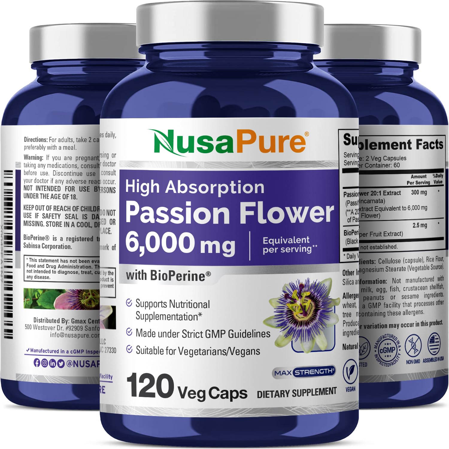 NusaPure bottle pour illustrating simple daily intake