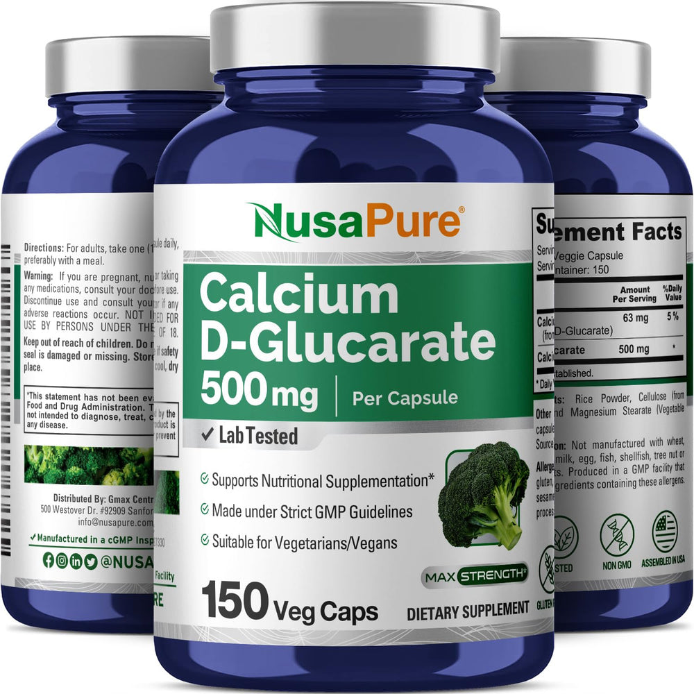 NusaPure vegan gluten-free label confirms plant-based supplement option