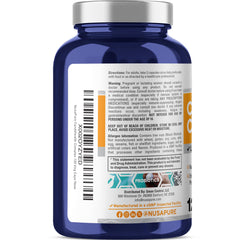 NusaPure CandiHealth Complex label highlights 13 probiotic strains for diverse benefits.