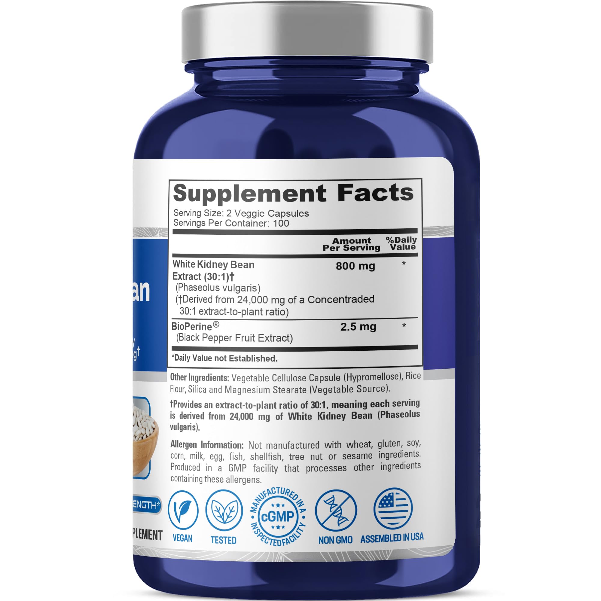 NusaPure capsules highlight high mg-per-serving for easy supplementation.