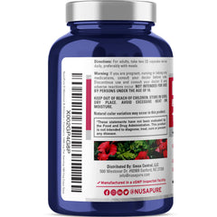 NusaPure D-Mannose Complex label details per-pack information and ingredients.