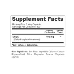 NusaPure DHEA capsules close-up showing veggie capsules.