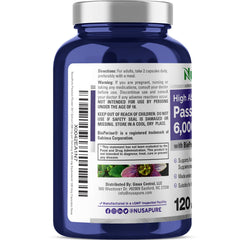 NusaPure label closeup showing Non-GMO and Bioperine features