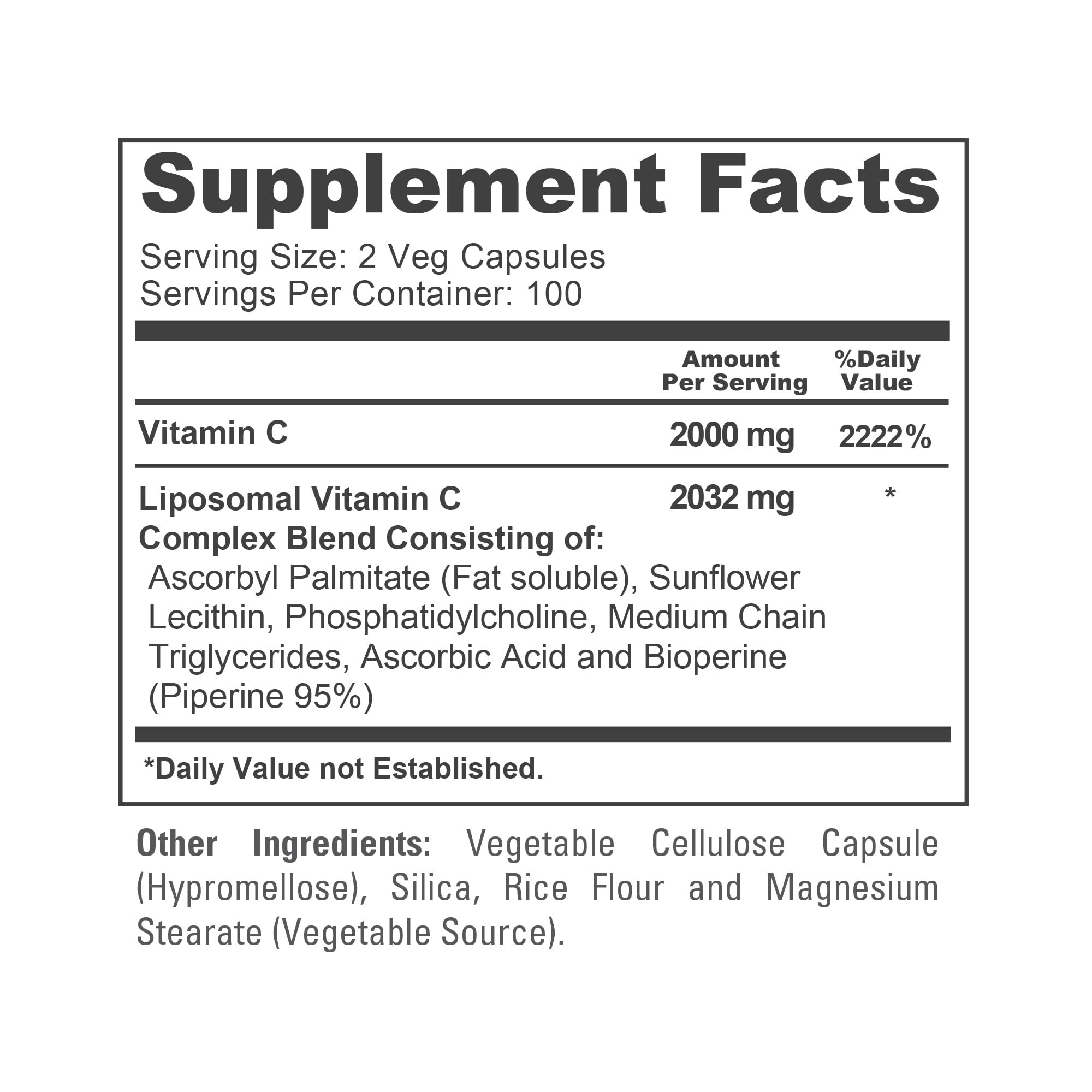 NusaPure Liposomal Vitamin C 2032mg bottle on a desk ready for daily use.