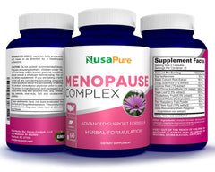 NusaPure Menopause Complex capsules pack for easy daily routine.