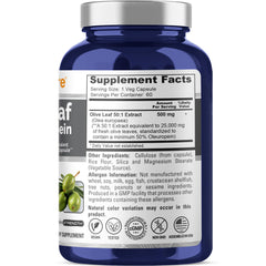 NusaPure Olive Leaf 50:1 extract capsules ready for daily use and easy swallowing.