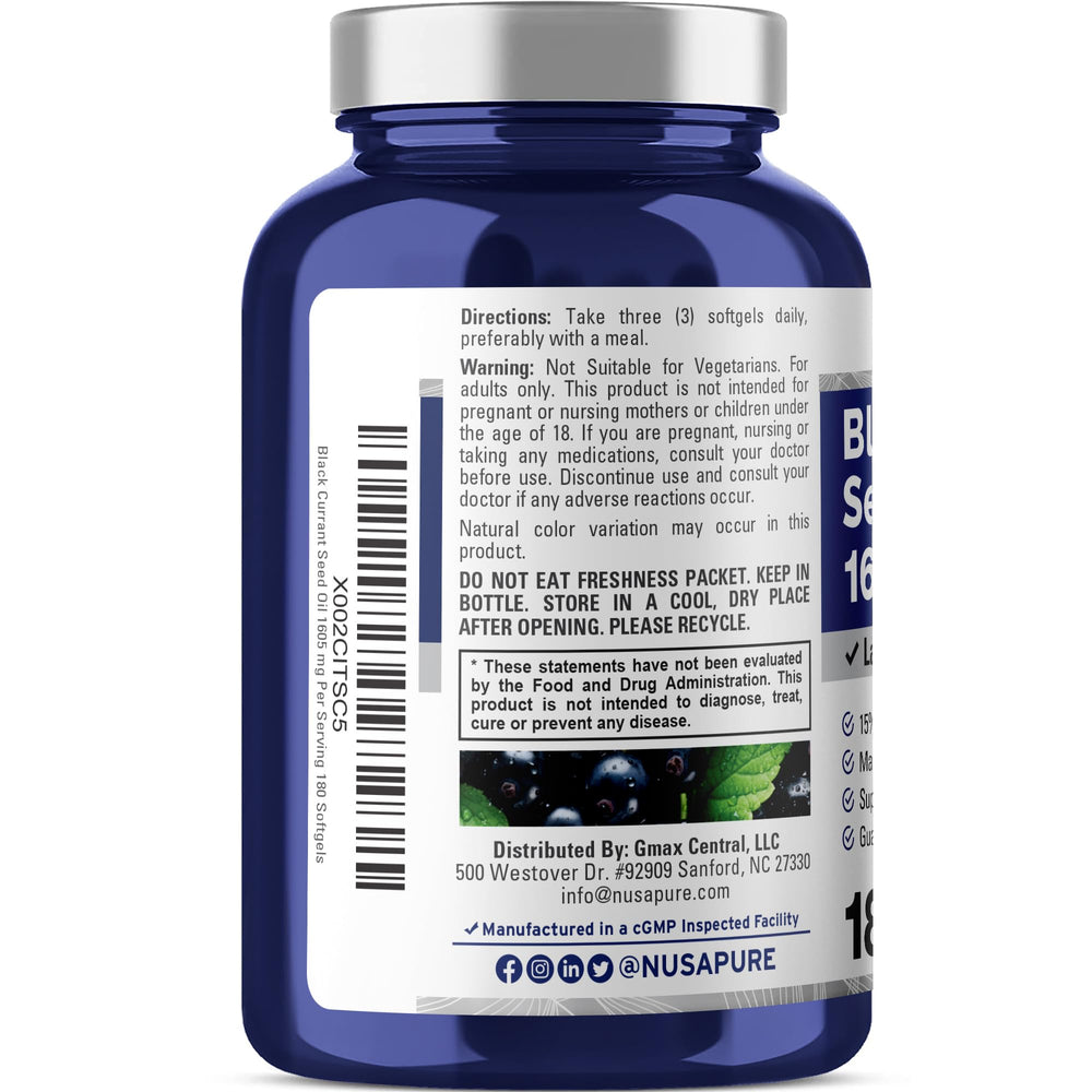 NusaPure packaging label highlights non-GMO and soyfree claims