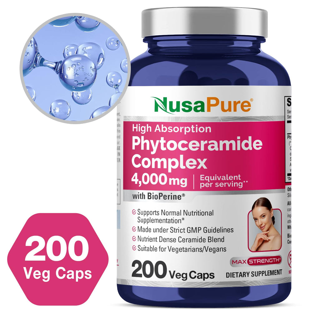 NusaPure Phytoceramide with Bioperine for better nutrient uptake