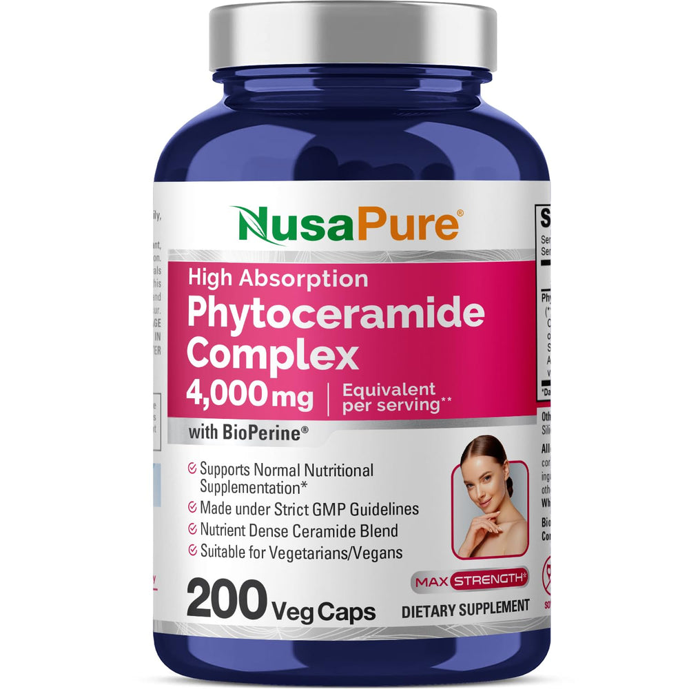 NusaPure Phytoceramide bottle for daily supplement routine with high absorption