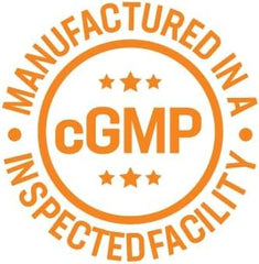 Label detail emphasizing USA-made manufacturing and cGMP standards.