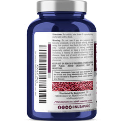 NusaPure Red Yeast Rice 2-pack display shows value and extended supply.